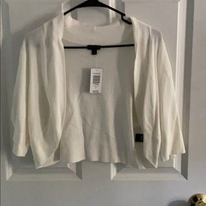 White torrid shrug